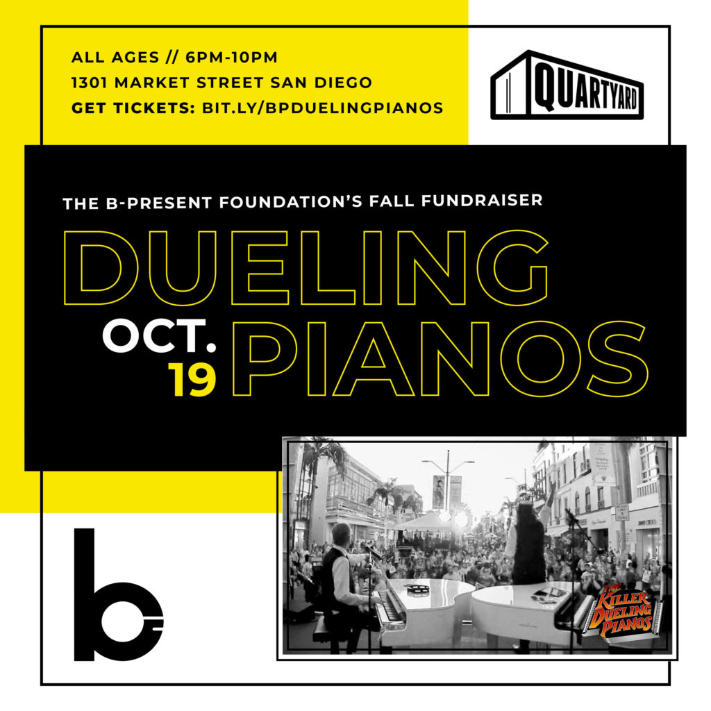Dueling Pianos at Dusk with b-present