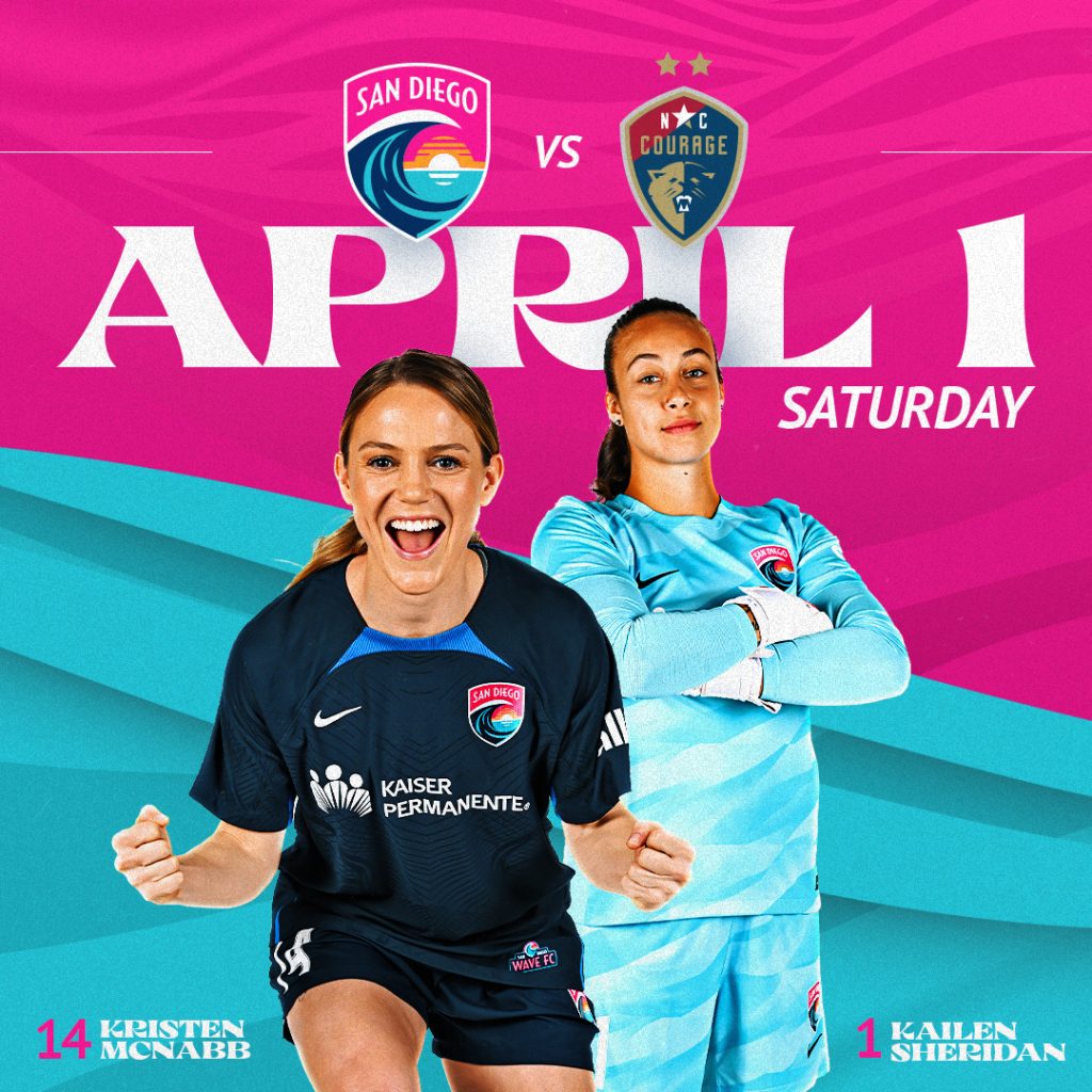 Women’s Soccer Game – San Diego Wave vs NC Courage