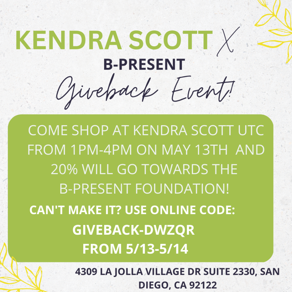 Kendra Scott x b-present Giveback Event